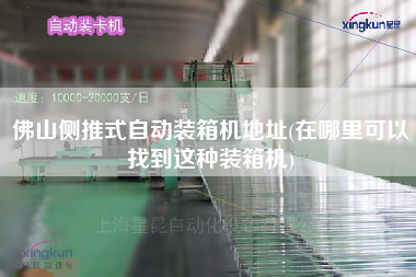 佛山側(cè)推式自動裝箱機地址(在哪里可以找到這種裝箱機) 佛山側(cè)推式自動裝箱機地址(在哪里可以找到這種裝箱機)