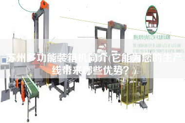 蘇州多功能裝箱機(jī)簡(jiǎn)介(它能為您的生產(chǎn)線帶來(lái)哪些優(yōu)勢(shì)?) 蘇州多功能裝箱機(jī)簡(jiǎn)介(它能為您的生產(chǎn)線帶來(lái)哪些優(yōu)勢(shì)?)
