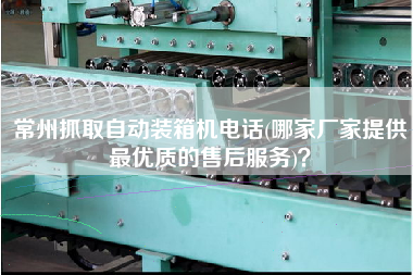 常州抓取自動裝箱機(jī)電話(哪家廠家提供z優(yōu)質(zhì)的售后服務(wù))? 常州抓取自動裝箱機(jī)電話(哪家廠家提供z優(yōu)質(zhì)的售后服務(wù))?